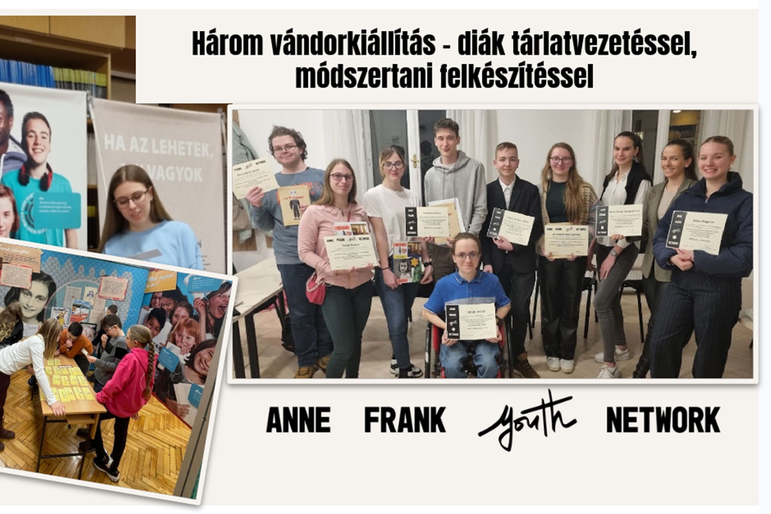 „Olvass és írj Anne Frankkal!” - vándorkiállítás